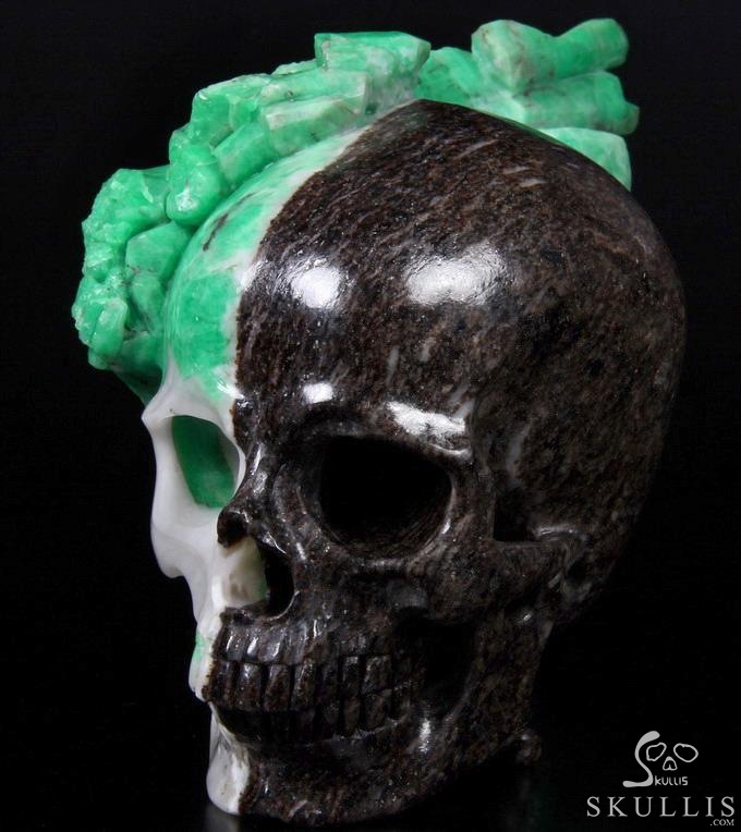 Jun 1, 2014 ACSAD (A Crystal Skull a Day) - The Queen of Dances - Gemstone Emerald Cluster Carved Crystal Skull Sculpture, Super Realistic, Crystal Healing Therapy Meditation Jun 1, 2014 ACSAD (A Crystal Skull a Day) - The Queen of Dances - Gemstone Emerald Cluster Carved Crystal Skull Sculpture, Super Realistic, Crystal Healing Therapy Meditation