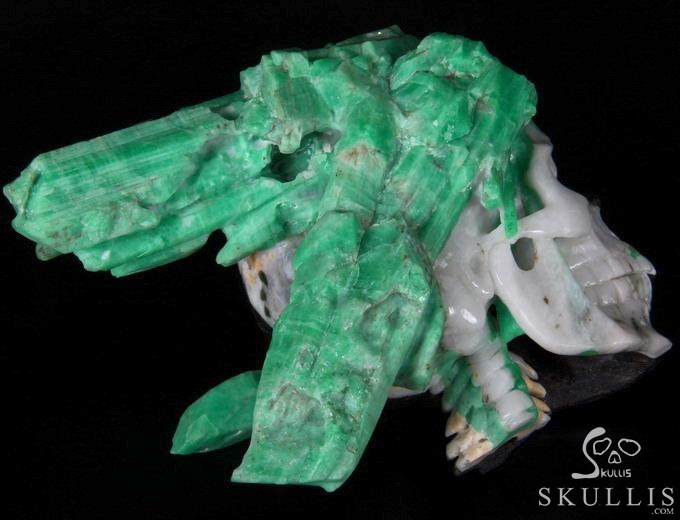 Jun 1, 2014 ACSAD (A Crystal Skull a Day) - The Queen of Dances - Gemstone Emerald Cluster Carved Crystal Skull Sculpture, Super Realistic, Crystal Healing Therapy Meditation Jun 1, 2014 ACSAD (A Crystal Skull a Day) - The Queen of Dances - Gemstone Emerald Cluster Carved Crystal Skull Sculpture, Super Realistic, Crystal Healing Therapy Meditation