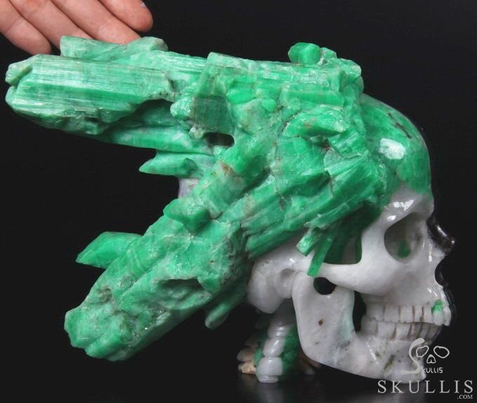 Jun 1, 2014 ACSAD (A Crystal Skull a Day) - The Queen of Dances - Gemstone Emerald Cluster Carved Crystal Skull Sculpture, Super Realistic, Crystal Healing Therapy Meditation Jun 1, 2014 ACSAD (A Crystal Skull a Day) - The Queen of Dances - Gemstone Emerald Cluster Carved Crystal Skull Sculpture, Super Realistic, Crystal Healing Therapy Meditation