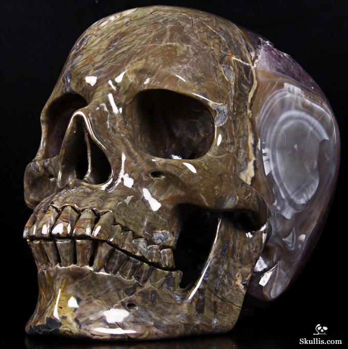 Aug 14, 2014 ACSAD (A Crystal Skull a Day) - Trusting the Process - Dinosaur Egg Agate Amethyst Geode Carved Crystal Skull Sculpture Aug 14, 2014 ACSAD (A Crystal Skull a Day) - Trusting the Process - Dinosaur Egg Agate Amethyst Geode Carved Crystal Skull Sculpture
