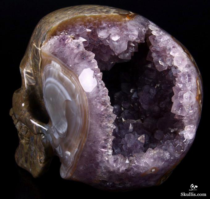 Aug 14, 2014 ACSAD (A Crystal Skull a Day) - Trusting the Process - Dinosaur Egg Agate Amethyst Geode Carved Crystal Skull Sculpture Aug 14, 2014 ACSAD (A Crystal Skull a Day) - Trusting the Process - Dinosaur Egg Agate Amethyst Geode Carved Crystal Skull Sculpture