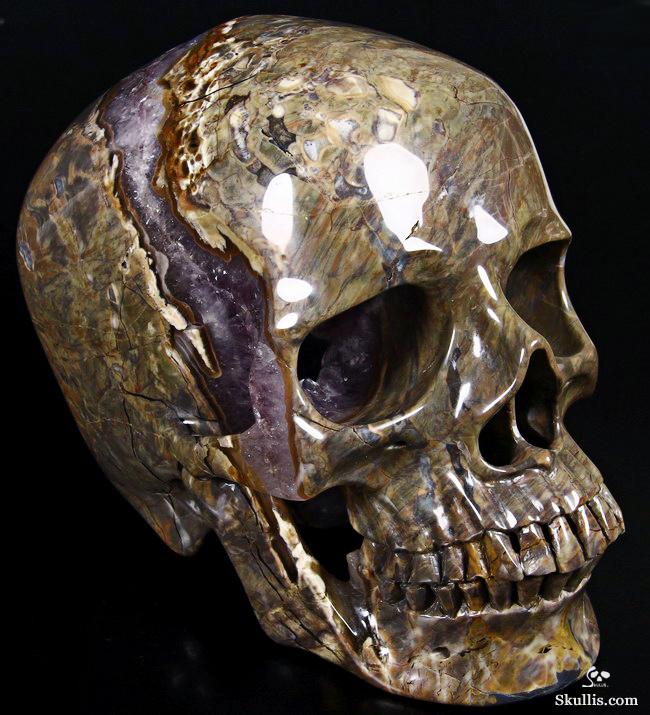 Aug 14, 2014 ACSAD (A Crystal Skull a Day) - Trusting the Process - Dinosaur Egg Agate Amethyst Geode Carved Crystal Skull Sculpture Aug 14, 2014 ACSAD (A Crystal Skull a Day) - Trusting the Process - Dinosaur Egg Agate Amethyst Geode Carved Crystal Skull Sculpture