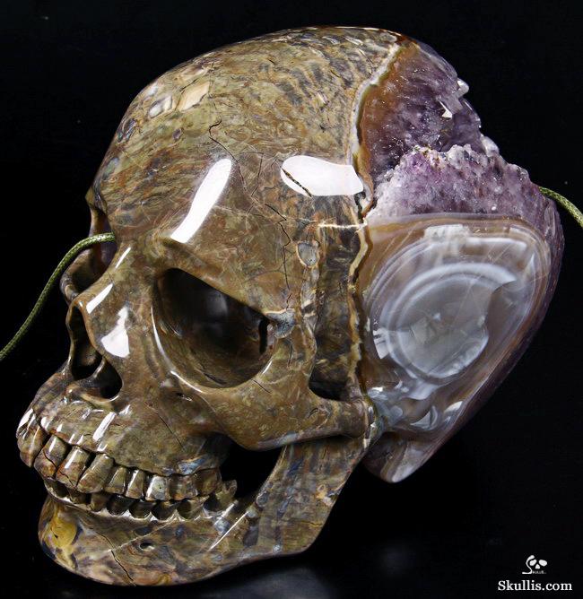 Aug 14, 2014 ACSAD (A Crystal Skull a Day) - Trusting the Process - Dinosaur Egg Agate Amethyst Geode Carved Crystal Skull Sculpture Aug 14, 2014 ACSAD (A Crystal Skull a Day) - Trusting the Process - Dinosaur Egg Agate Amethyst Geode Carved Crystal Skull Sculpture