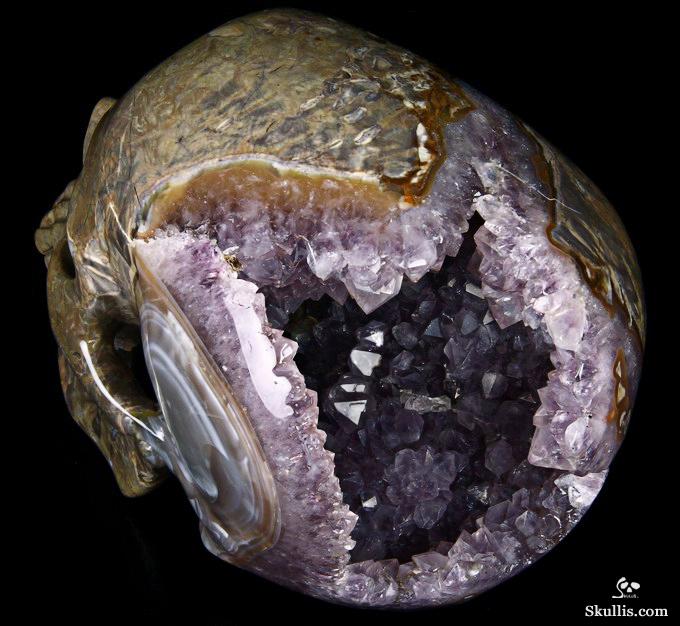 Aug 14, 2014 ACSAD (A Crystal Skull a Day) - Trusting the Process - Dinosaur Egg Agate Amethyst Geode Carved Crystal Skull Sculpture Aug 14, 2014 ACSAD (A Crystal Skull a Day) - Trusting the Process - Dinosaur Egg Agate Amethyst Geode Carved Crystal Skull Sculpture