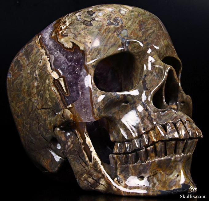 Aug 14, 2014 ACSAD (A Crystal Skull a Day) - Trusting the Process - Dinosaur Egg Agate Amethyst Geode Carved Crystal Skull Sculpture Aug 14, 2014 ACSAD (A Crystal Skull a Day) - Trusting the Process - Dinosaur Egg Agate Amethyst Geode Carved Crystal Skull Sculpture