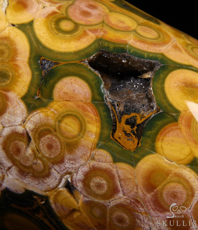 Stunning Giant 8.3" Ocean Jasper Carved Elongated Mayan Alien Crystal Skull, Reiki Healing Stone Statue Stunning Giant 8.3" Ocean Jasper Carved Elongated Mayan Alien Crystal Skull, Reiki Healing Stone Statue