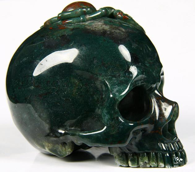 Dec 7, 2014 ACSAD (A Crystal Skull a Day) - Central Perspective - Bloodstone Carved Crystal Skull with Spider Sculpture Dec 7, 2014 ACSAD (A Crystal Skull a Day) - Central Perspective - Bloodstone Carved Crystal Skull with Spider Sculpture