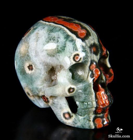 May 10, 2015 ACSAD (A Crystal Skull a Day) - The Correlation - Ocean Jasper Carved Crystal Skull Sculpture May 10, 2015 ACSAD (A Crystal Skull a Day) - The Correlation - Ocean Jasper Carved Crystal Skull Sculpture