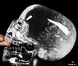 7.1" Quartz Rock Crystal Carved Crystal Mitchell-Hedges Skull, Realistic