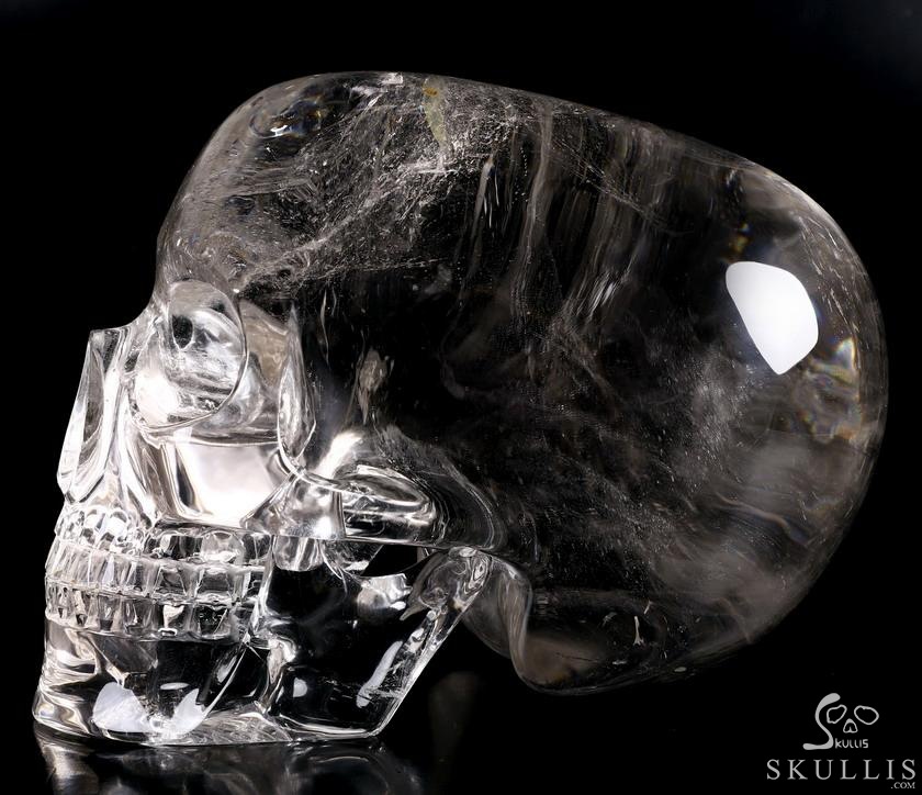 Giant 8.3" SMOKY Quartz Rock Crystal Carved Crystal MH Skull Replica, Detachable Skulls, Super Realistic, Crystal Healing Giant 8.3" SMOKY Quartz Rock Crystal Carved Crystal MH Skull Replica, Detachable Skulls, Super Realistic, Crystal Healing