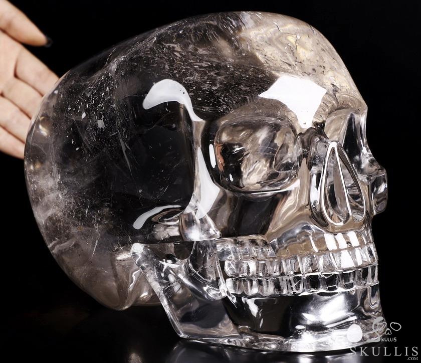 Giant 8.3" SMOKY Quartz Rock Crystal Carved Crystal MH Skull Replica, Detachable Skulls, Super Realistic, Crystal Healing Giant 8.3" SMOKY Quartz Rock Crystal Carved Crystal MH Skull Replica, Detachable Skulls, Super Realistic, Crystal Healing