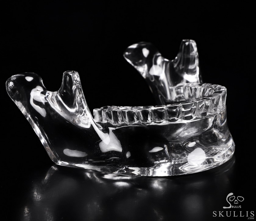 8.5" Quartz Rock Crystal Carved Crystal Skull MH Skull Replica, Detachable Skulls, Crystal Healing 8.5" Quartz Rock Crystal Carved Crystal Skull MH Skull Replica, Detachable Skulls, Crystal Healing
