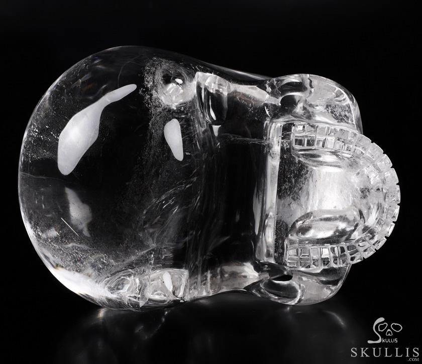 8.5" Quartz Rock Crystal Carved Crystal Skull MH Skull Replica, Detachable Skulls, Crystal Healing 8.5" Quartz Rock Crystal Carved Crystal Skull MH Skull Replica, Detachable Skulls, Crystal Healing