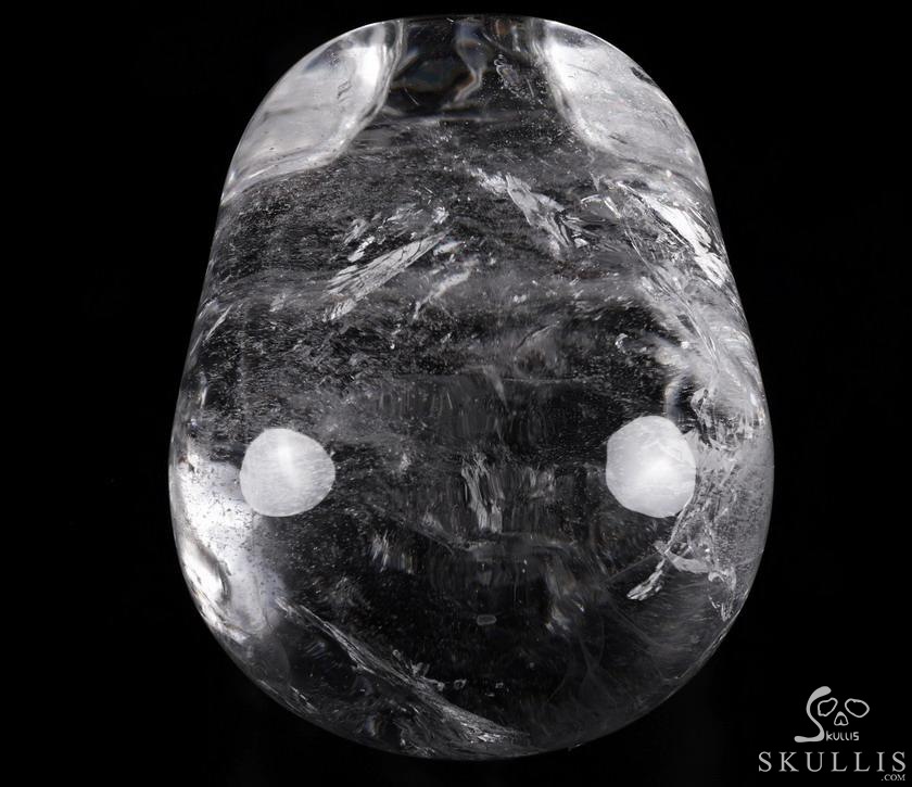 Giant 8.0" Quartz Rock Crystal Carved Crystal MH Skull Replica, Detachable Skulls, Realistic, Crystal Healing Giant 8.0" Quartz Rock Crystal Carved Crystal MH Skull Replica, Detachable Skulls, Realistic, Crystal Healing