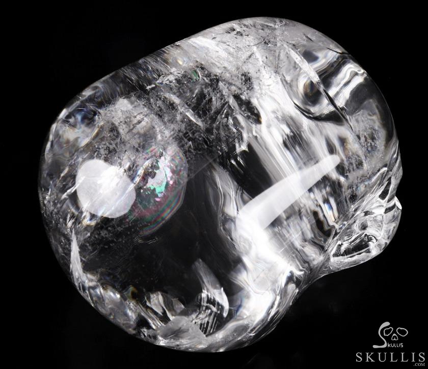 Giant Clear 8.1" Quartz Rock Crystal Carved Crystal MH Skull Replica, Detachable Skulls, Realistic, Crystal Healing, Realistic, Healing Giant Clear 8.1" Quartz Rock Crystal Carved Crystal MH Skull Replica, Detachable Skulls, Realistic, Crystal Healing, Realistic, Healing