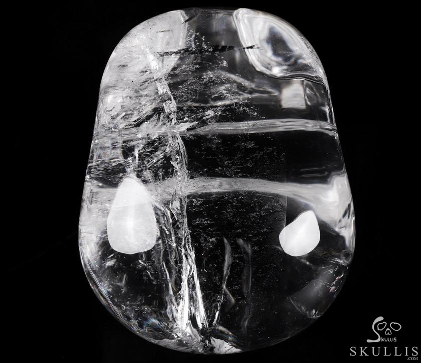 Giant Clear 8.1" Quartz Rock Crystal Carved Crystal MH Skull Replica, Detachable Skulls, Realistic, Crystal Healing, Realistic, Healing Giant Clear 8.1" Quartz Rock Crystal Carved Crystal MH Skull Replica, Detachable Skulls, Realistic, Crystal Healing, Realistic, Healing