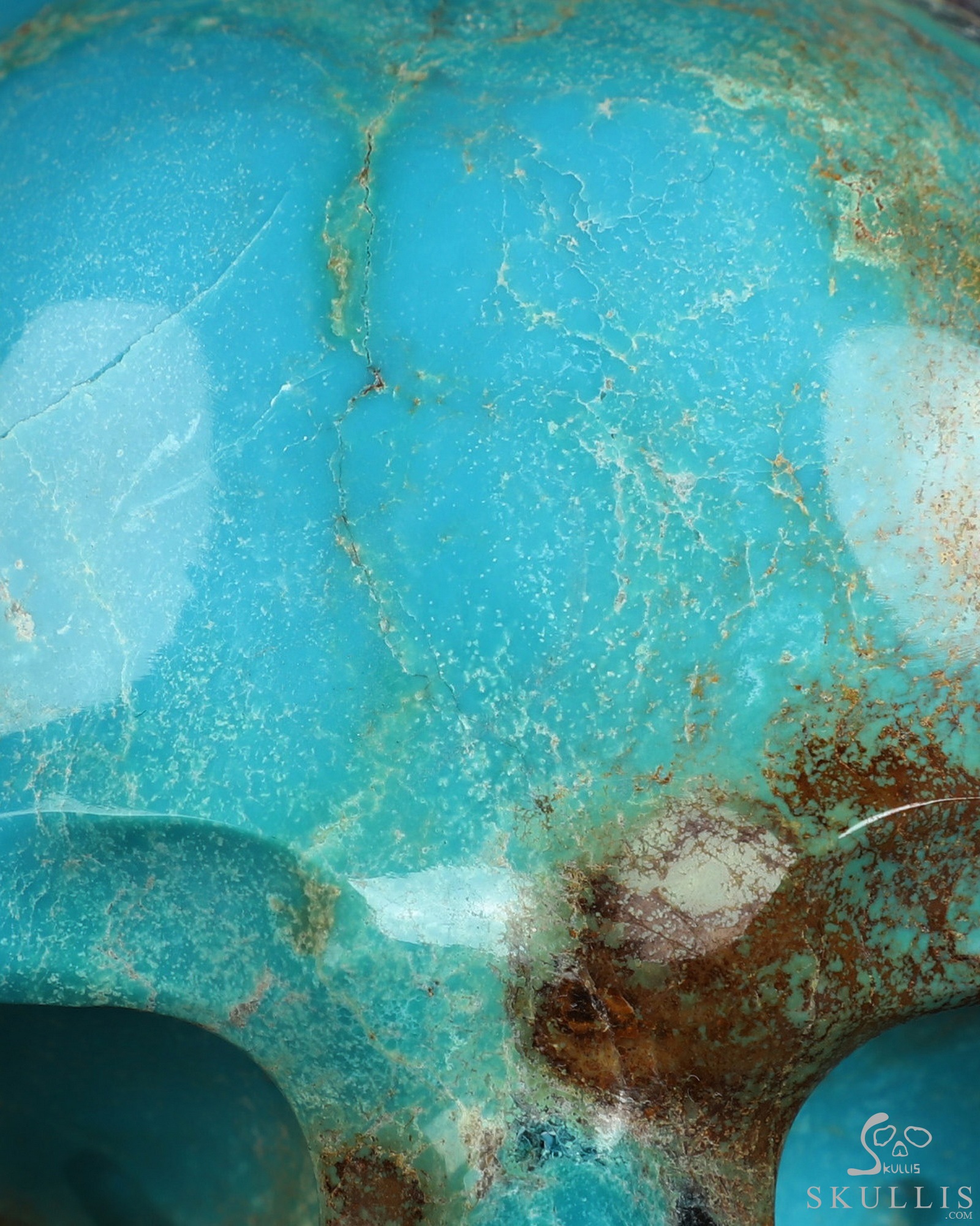 Museum Quality! 6.1" Turquoise Hand Carved Crystal Skull, Super Realistic, Crystal Healing Museum Quality! 6.1" Turquoise Hand Carved Crystal Skull, Super Realistic, Crystal Healing