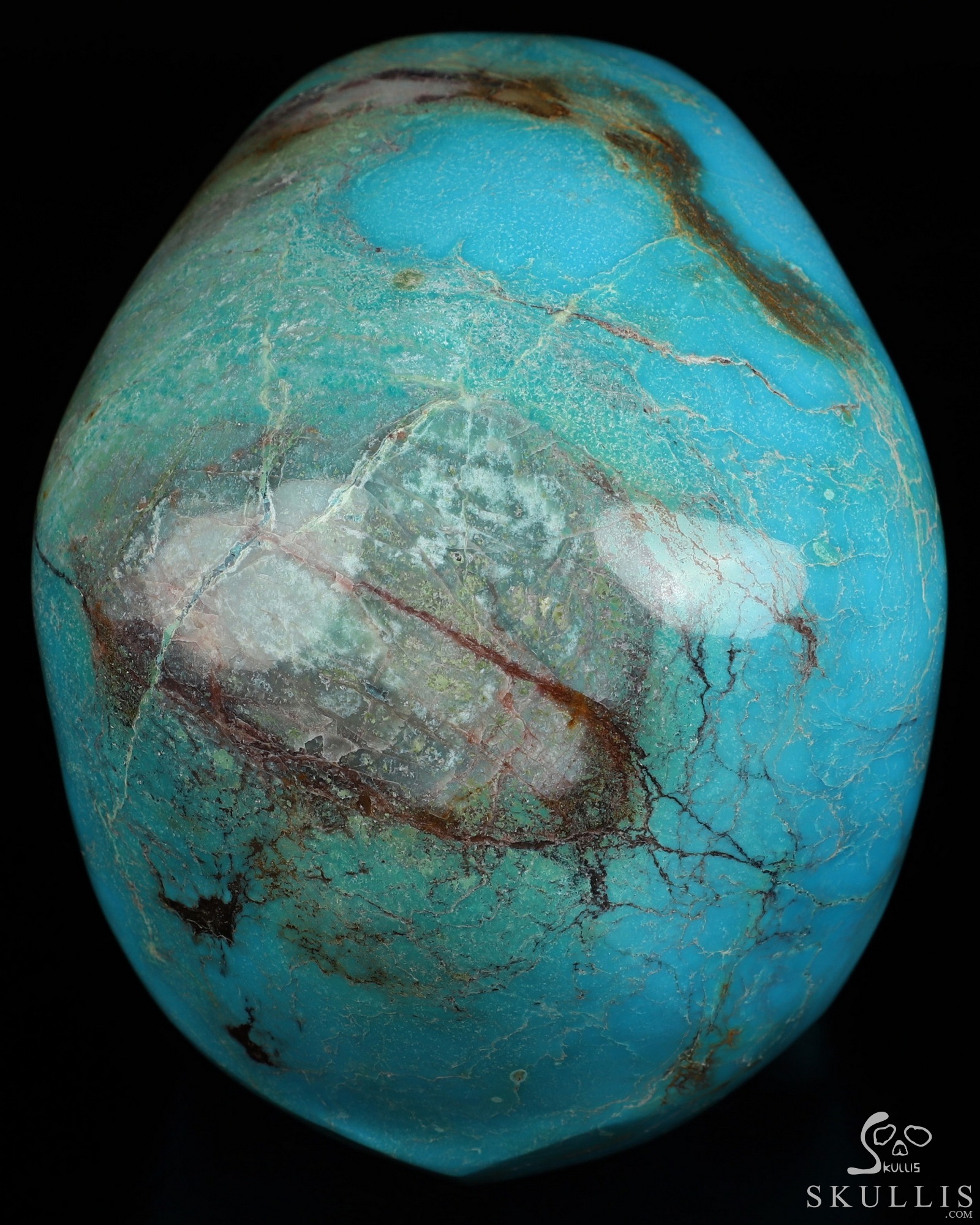Museum Quality! 6.1" Turquoise Hand Carved Crystal Skull, Super Realistic, Crystal Healing Museum Quality! 6.1" Turquoise Hand Carved Crystal Skull, Super Realistic, Crystal Healing