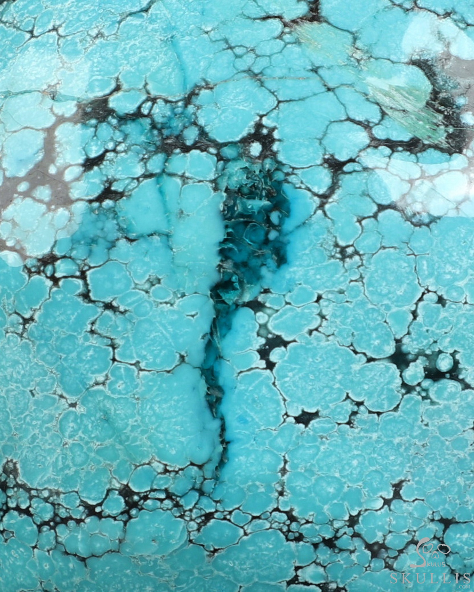 Amazing 3.2" Spider Web Turquoise Hand Carved Crystal Skull, Super Realistic, Crystal Healing Amazing 3.2" Spider Web Turquoise Hand Carved Crystal Skull, Super Realistic, Crystal Healing