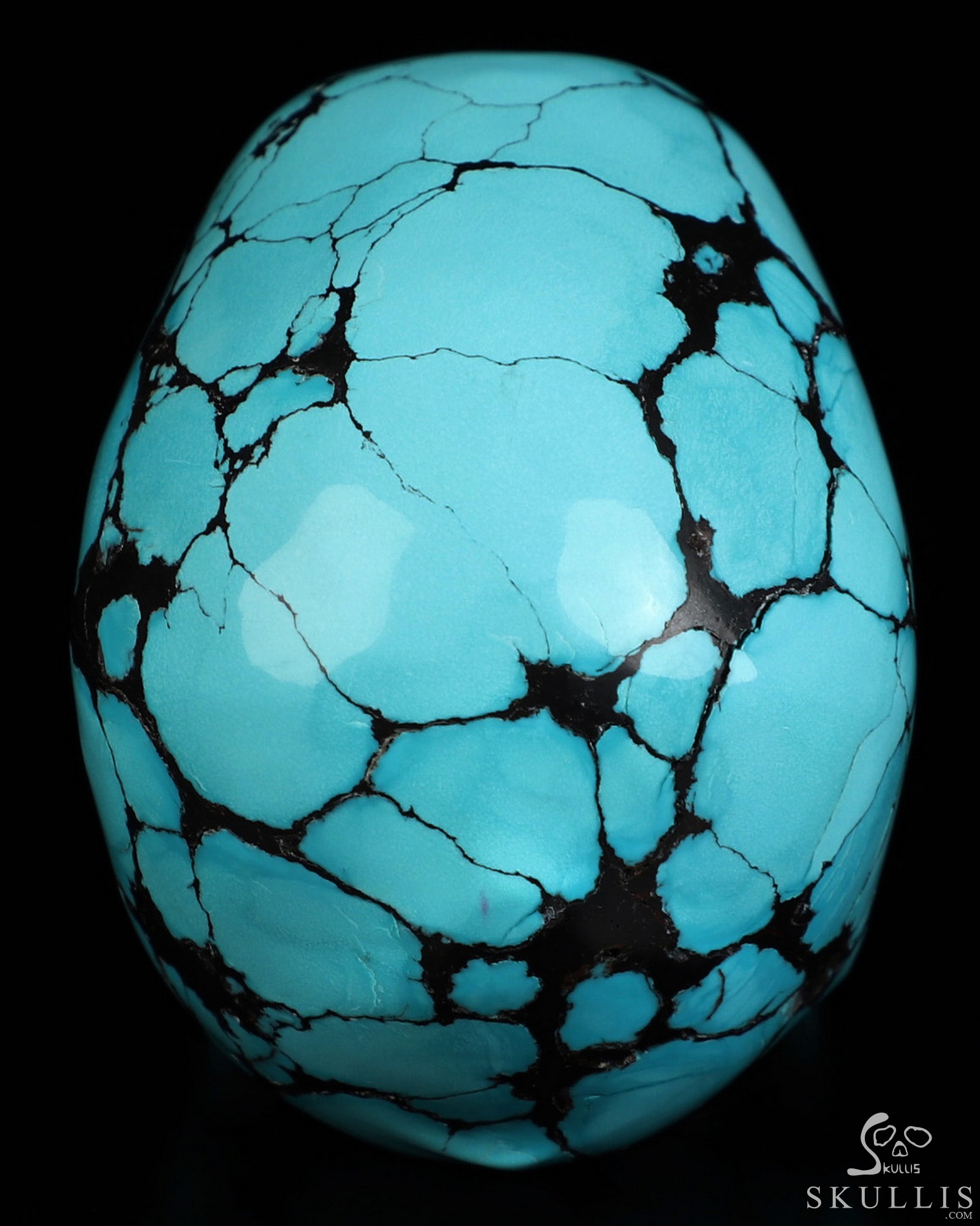 Amazing 2.6" Spider Web Turquoise Hand Carved Crystal Skull, Super Realistic, Crystal Healing Amazing 2.6" Spider Web Turquoise Hand Carved Crystal Skull, Super Realistic, Crystal Healing