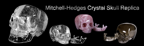 Skullis Re-created Mitchell-Hedges Crystal Skull