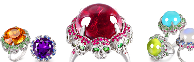 Delicate & Striking Skull Rings
