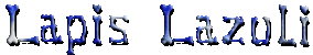 Lapis Lazuli