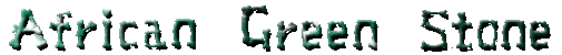 African green stone verdite
