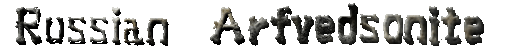 Russian Arfvedsonite