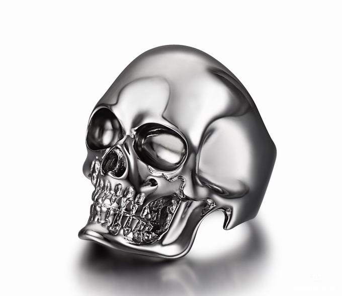 silver skull
