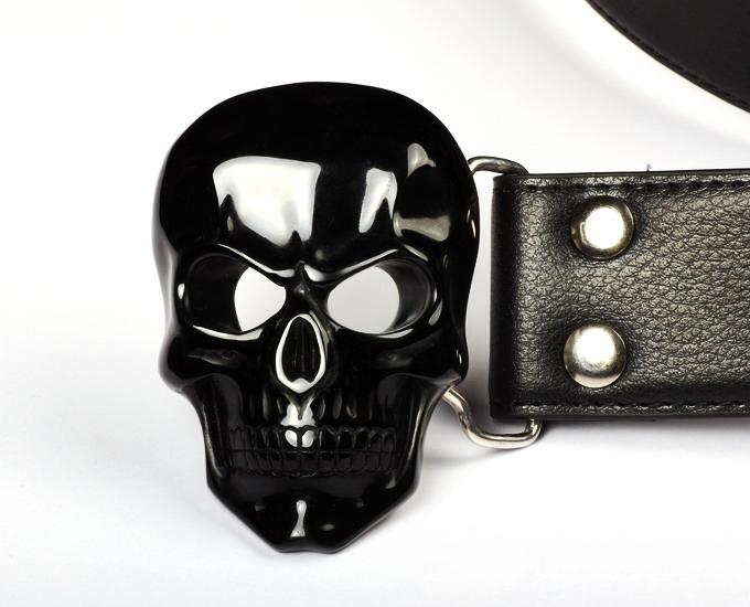 skull buckle