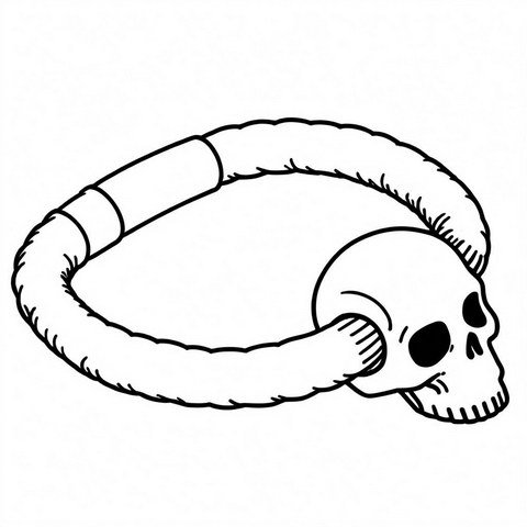 Skull Bangle Style B6