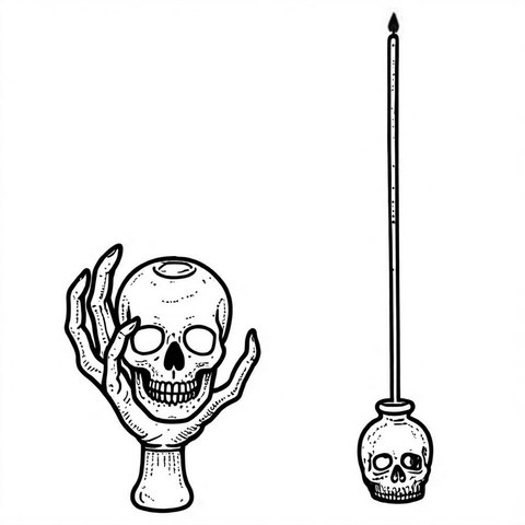 Skull Brooch Style BR7
