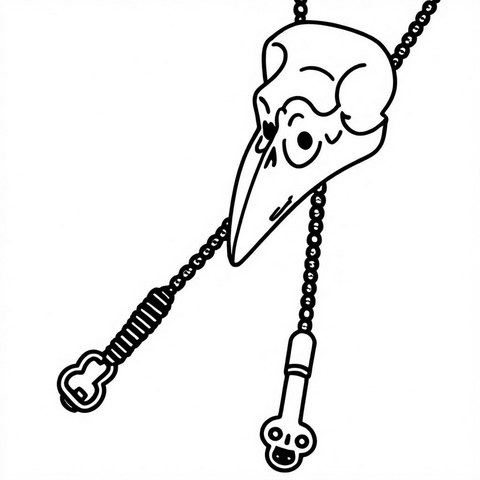 Skull Pendant Style P52