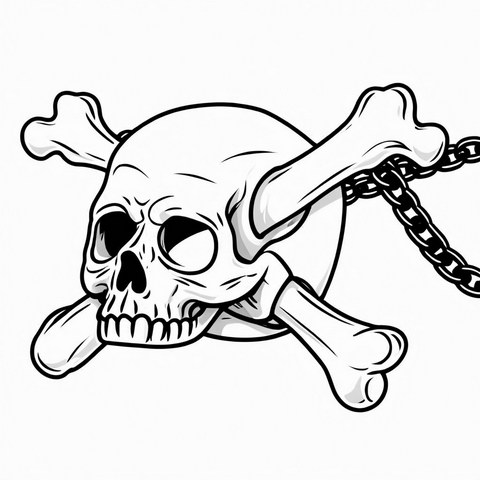 Skull Pendant Style P53