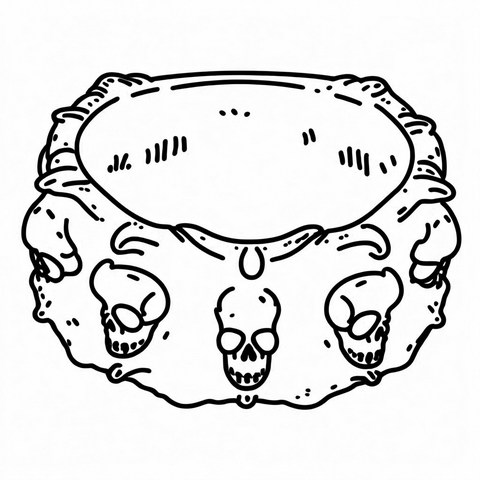 Skull Ring Style R17