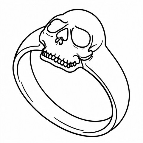 Skull Ring Style R43