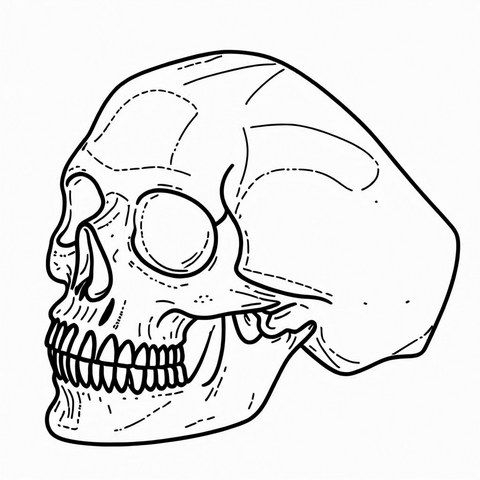 Skull Ring Style R1