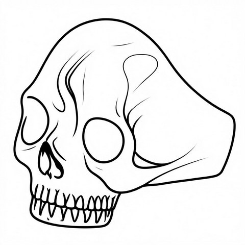 Skull Ring Style R2