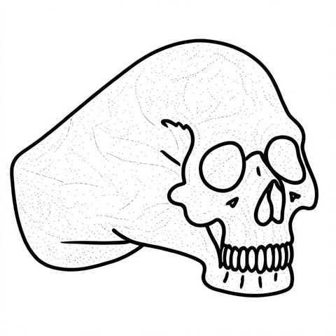 Skull Ring Style R5