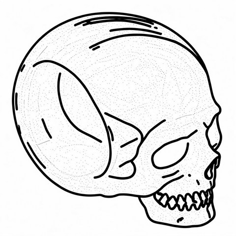 Skull Ring Style R6