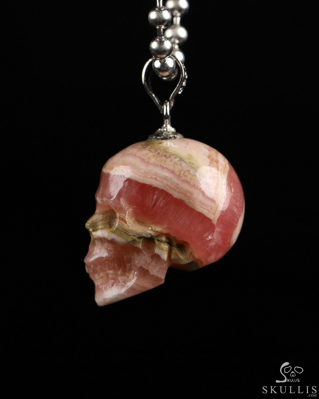 Rhodochrosite crystal necklace sales