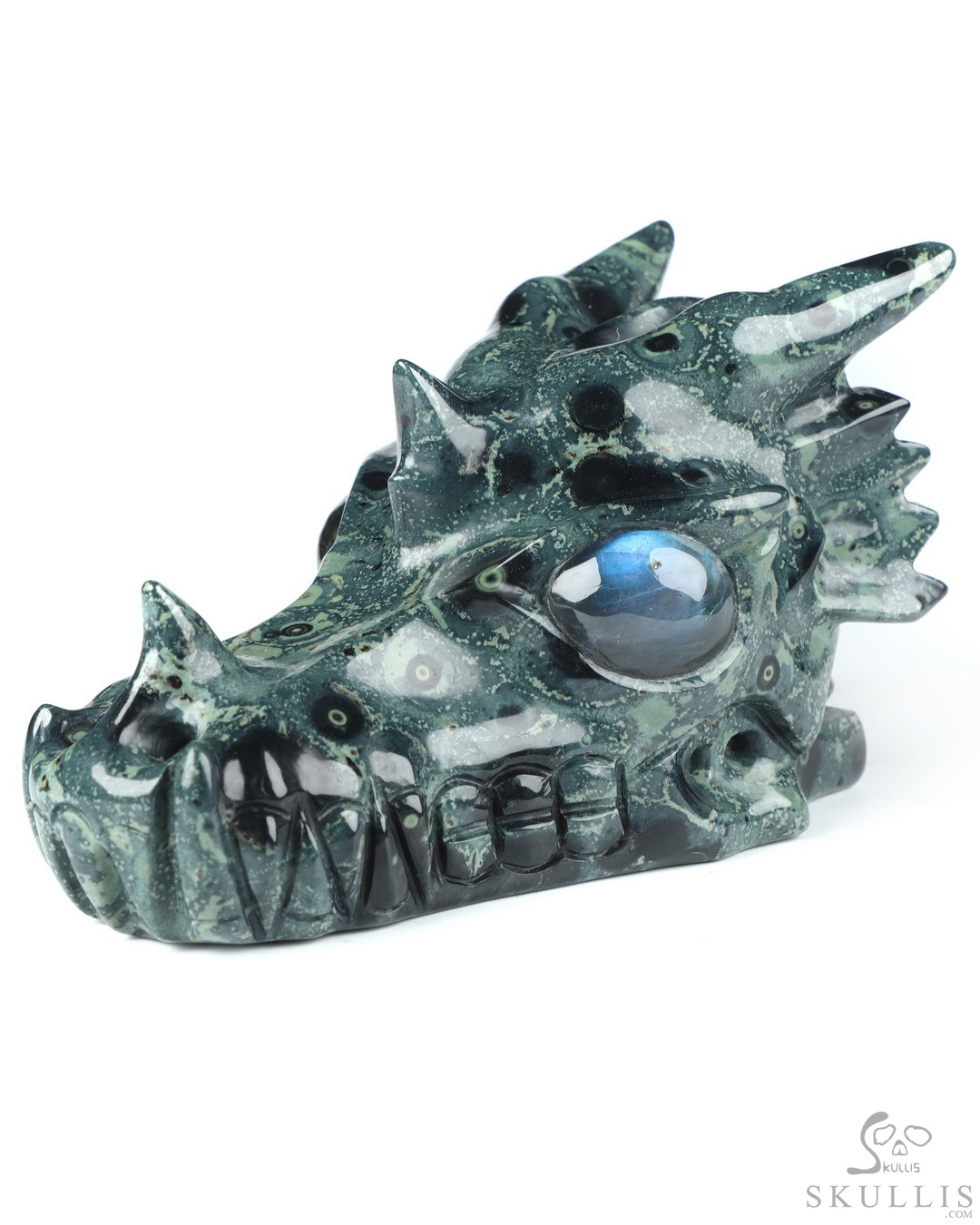 Labradorite Carved Geckos