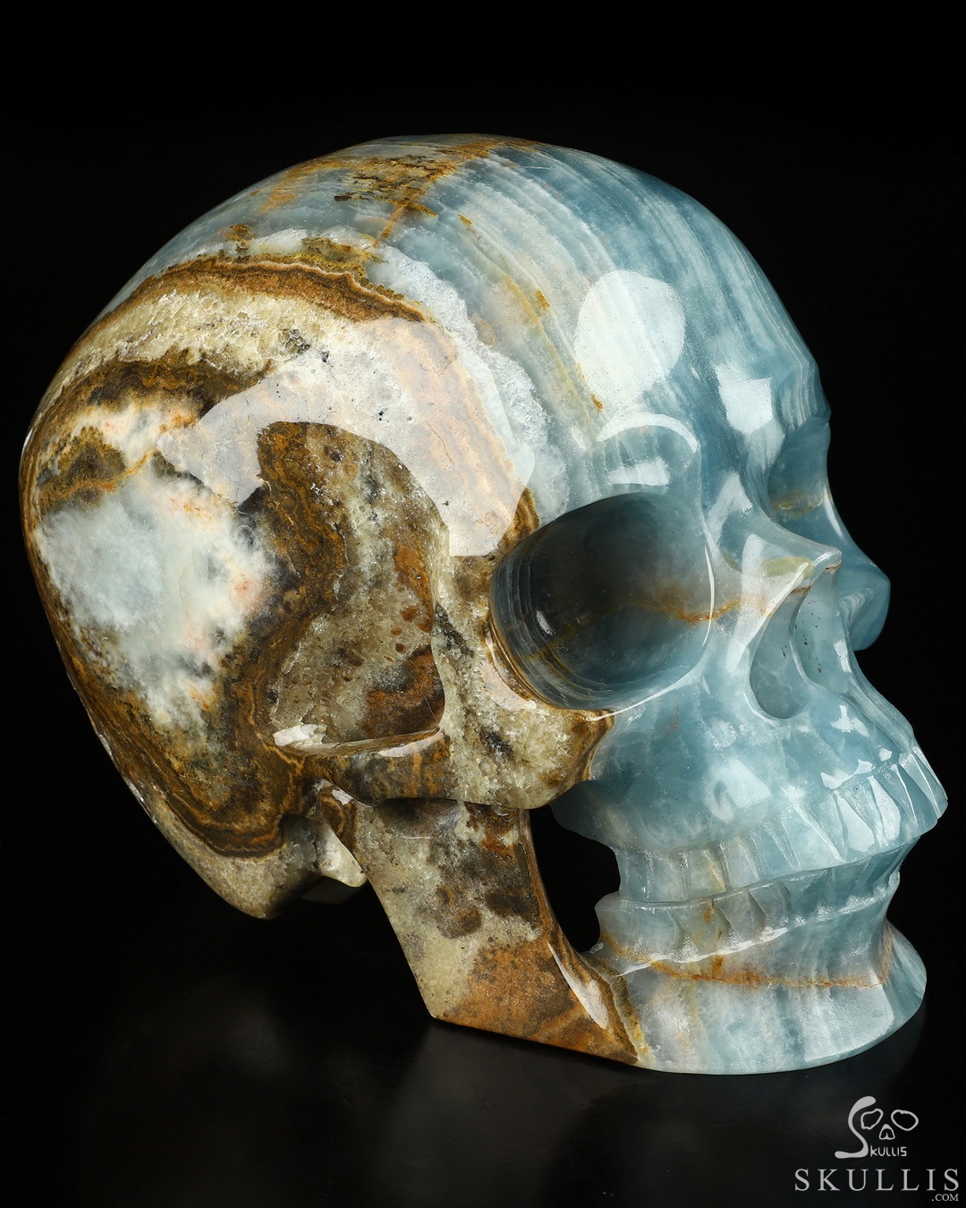 ブルーオニキス　スカル Super Realistic! Lifesized 7.0