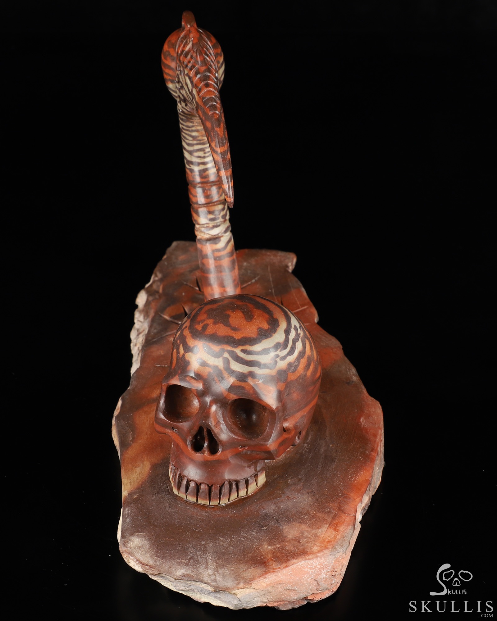 Skullis 1359 1359 オーストラリアプリントストーン クリスタルスカル 手彫り 宝石ファインアート彫刻