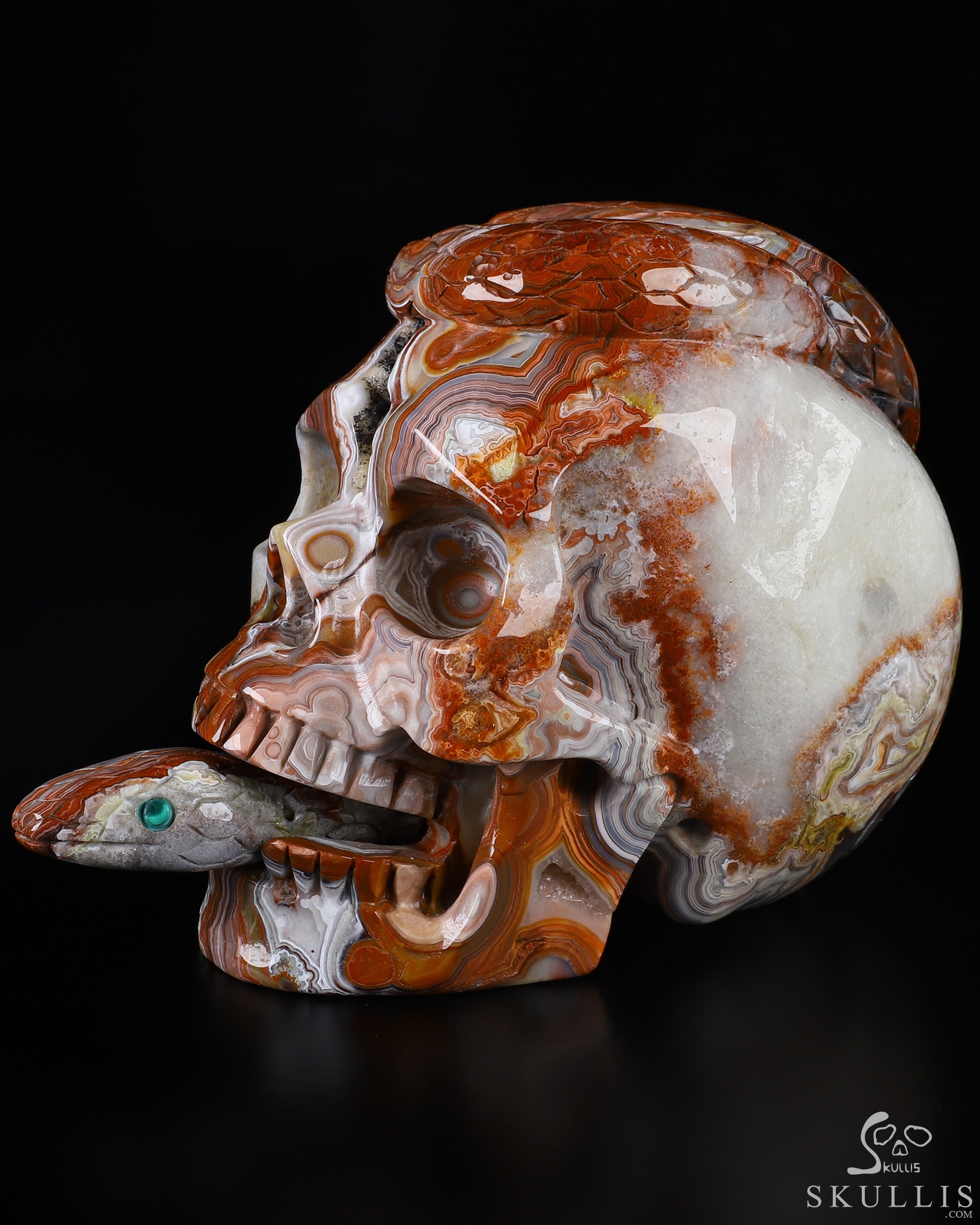 Hand Carved Crystal Skulls 1.5 Hand Carved Crystal Skulls 1.5
