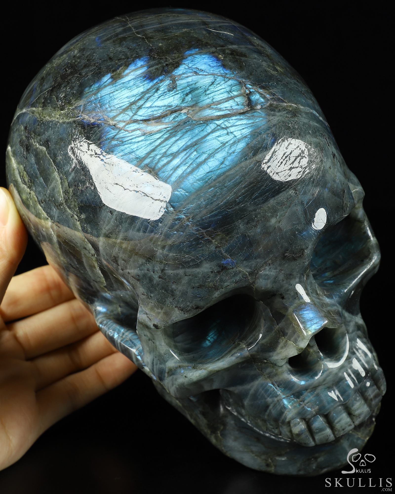 Labradorite Skull Labradorite Skull