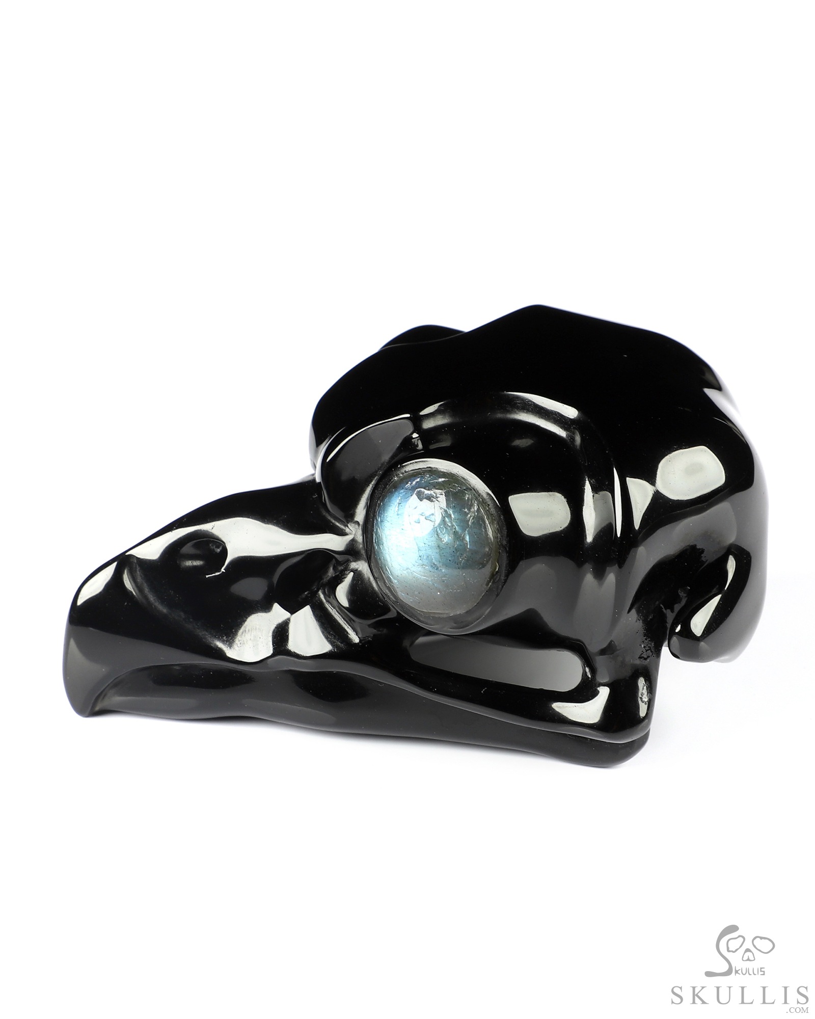 Hand Carved Black Obsidian Skulls 3 Hand Carved Black Obsidian Skulls 3
