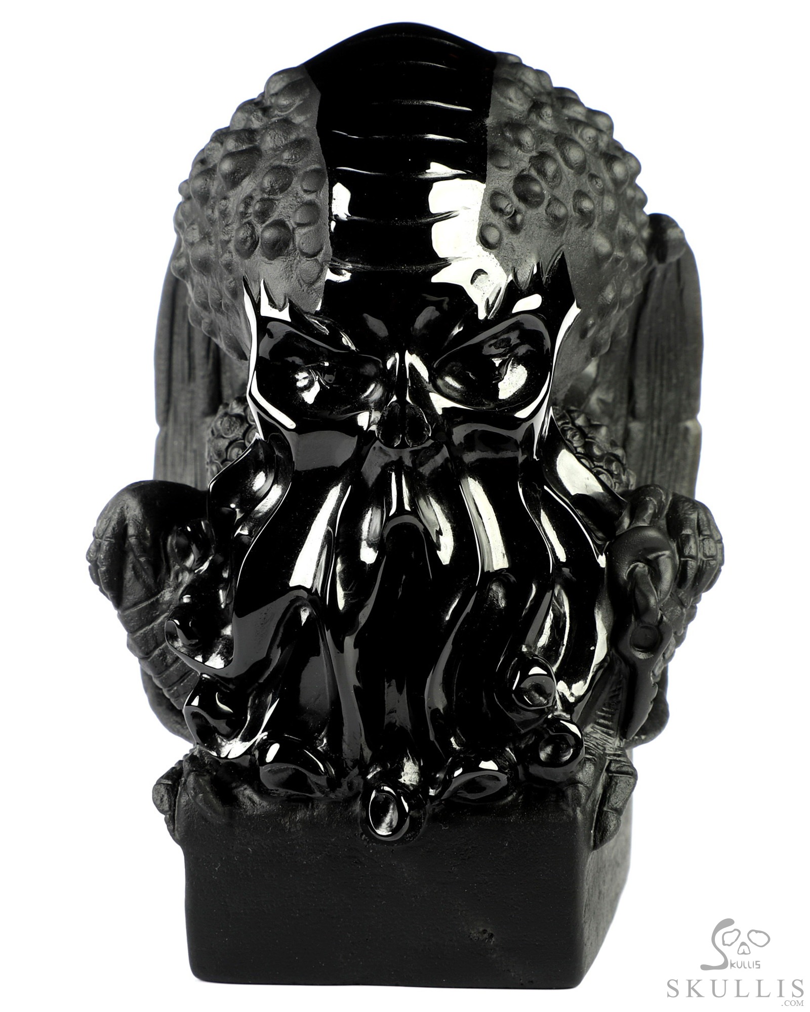 Hand Carved Black Obsidian Skulls 3 Hand Carved Black Obsidian Skulls 3