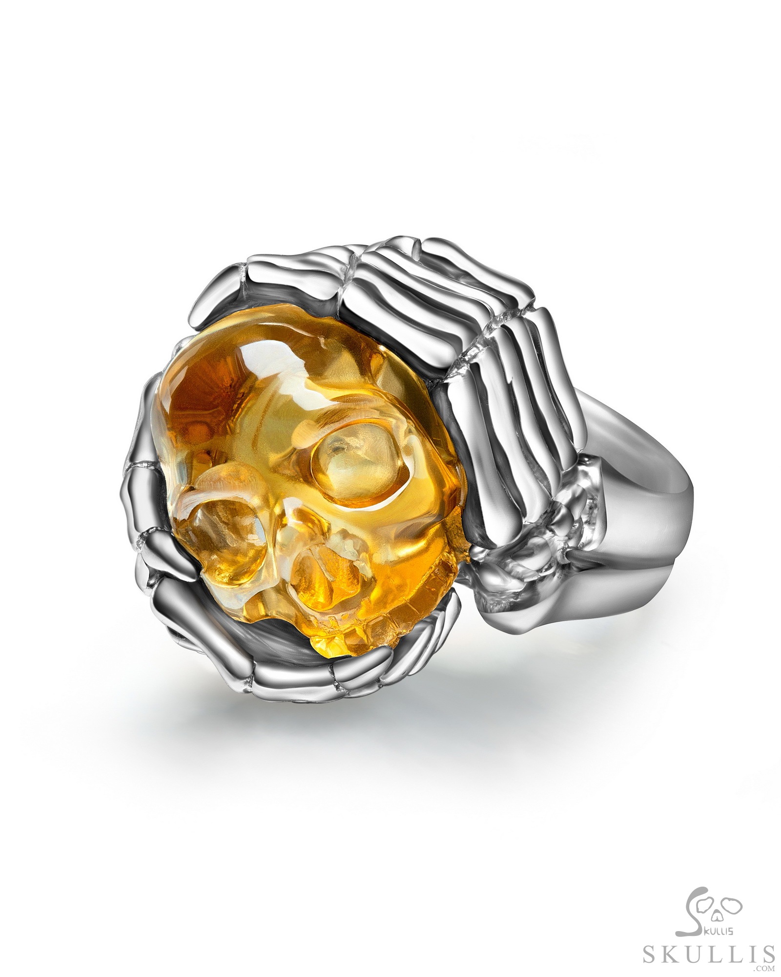 Sterling Silver Hand Carved Gemstone Ring Sterling Silver Hand Carved Gemstone Ring